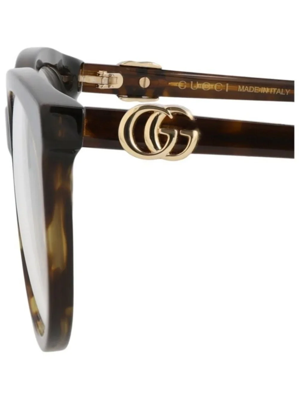 New Gucci Womens Round/Oval Havana Havana Transparent Fashion Designer Eyeglasse
